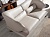 Диван 3-х местный 6146/KF2157-3P-M5652 кожаный с декоративными подушками 878764