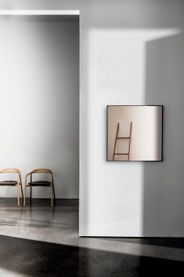 Зеркало Sovet Italia Visual square P5396 - black GN , cтекло 410880