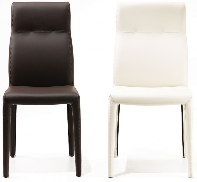 Обеденный стул Cattelan italia Agatha Flex 540 278 080 007 - ecopelle MARRONE 605267