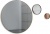 Круглое настенное зеркало Visual 286243 Круглое настенное зеркало Visual 286243