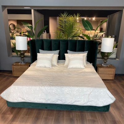 Кровать с подъемным механизмом Renata, отделка ткань кат 2 Velour 220-37 222175