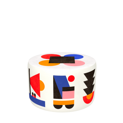 Pouf Oggian Home Design White M 944500