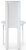 Обеденный стул Cattelan italia Lara 540405080003 - cuoio BIANCO 484513