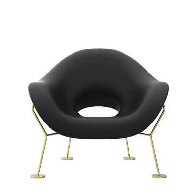 Pupa Armchair Brass Base Indoor 483568
