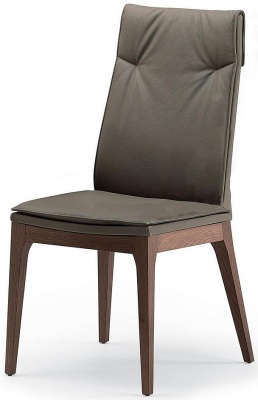 Обеденный стул Cattelan italia Tosca 540266160026 - ecopelle FANGO 285220