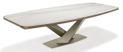 Обеденный стол Cattelan italia Keramik Premium - топ matt Golden Calacatta 981264