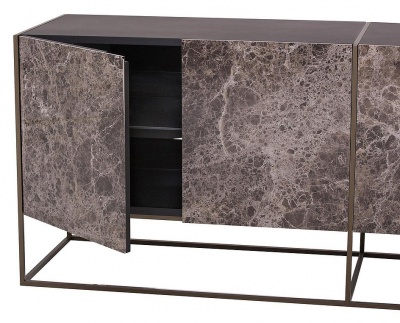 Комод Tonin Casa 8632 - stone bronze base , dark 298205