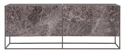 Комод Tonin Casa 8632 - stone bronze base , dark 298205