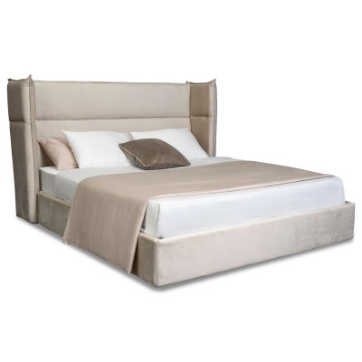 Кровать с решеткой Bonita, отделка ткань кат.2 Velour 220-01 565016