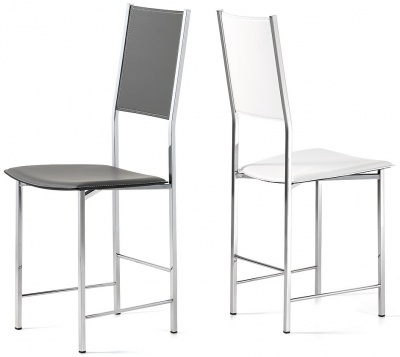 Обеденный стул Cattelan italia Alessia 540339083071 - cuoio BIANCO cuciture 348835