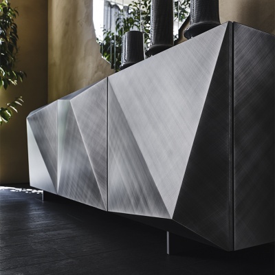 Комод Cattelan italia Kayak B3 - base - OP69 matt graphite 775275