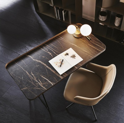 Письменный стол Cattelan italia - база - black steel 407268