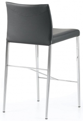 Обеденный стул Cattelan italia Anna Stool 540408080024 - ecopelle NERO 669849