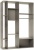 Стеллаж Cattelan italia Latitude + Optional ballast 70 640120080000 + 666412000010 - GFM11 goffrato titanio 789058