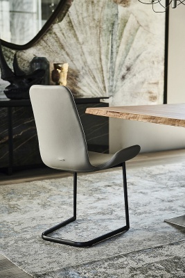 Кресло Cattelan italia Flamingo Cantilever 540217090M02 - micro nubuck SHADOW 517825