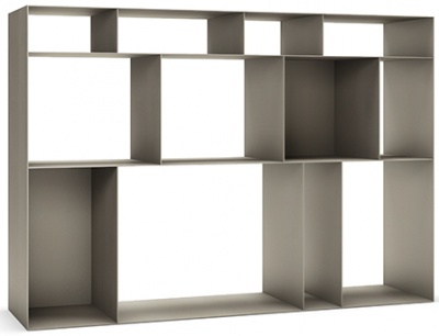 Стеллаж Cattelan italia Latitude + Optional ballast 70 640120080000 + 666412000010 - GFM11 goffrato titanio 789058
