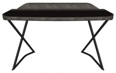 Туалетный столик Cattelan italia Cocoon Leather - Brushed Grey / 91 Testa 185399