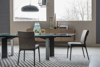 Обеденный стул Cattelan italia Sofia 540260050005 - ecopelle TORTORA 448532