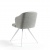 Стул F3208-GRIS-PATBLAN /4056 белые ножки 945903 Стул F3208-GRIS-PATBLAN /4056 белые ножки 945903