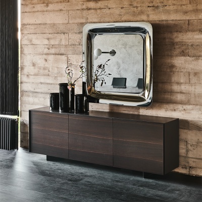 Комод Cattelan italia Oxford B3 - OP69 Matt graphite / Goffrato 817944