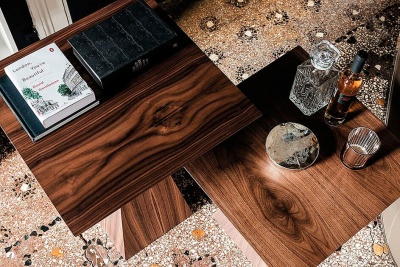 Журнальный столик Cattelan italia Theo - canaletto walnut 542332