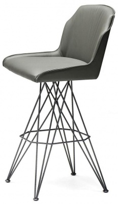 Обеденный стул Cattelan italia Flaminio 540249060007 - ecopelle MARRONE 883624
