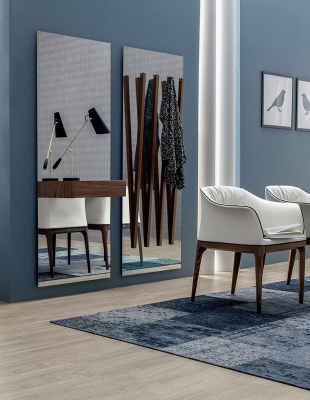 Зеркало Tonin Casa Alicante 7504A - mirror bronze / rovere 670084