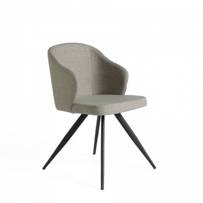 Стул F3208-GRIS /4057 черные ножки 851257