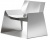 Кресло Cattelan italia - polished stainless 965076 Кресло Cattelan italia - polished stainless 965076