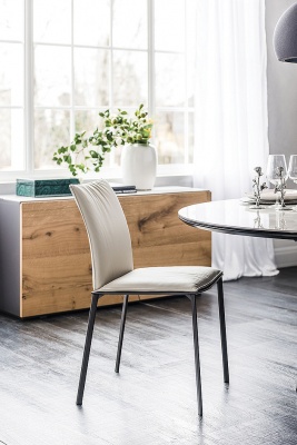 Обеденный стул Cattelan italia Rita 540245060036 - ecopelle CEMENTO 909379