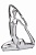Статуэтка "Йога-2" серебряная 771010