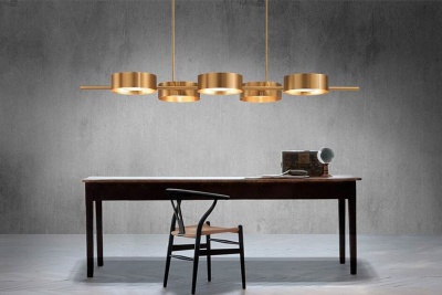Потолочный светильник Masiero Sound Sound Bil5 - G12 oro spazzolato led 310215