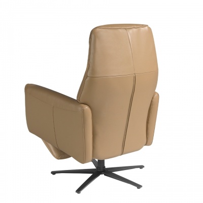 Вращающееся кресло Double Relax/ 5086 с кожаной обивкой 489504
