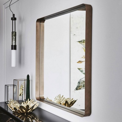 Зеркало Cattelan italia WISH S - brushed bronze 303978