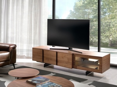 Тумба под ТВ MF2005TV /3219 из орехового дерева с подсветкой 730146
