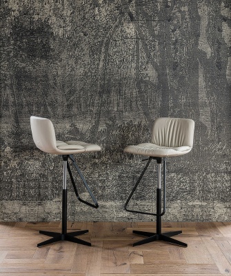 Обеденный стул Cattelan italia Axel X 540 236 070 008 - ecopelle MOKA 517564