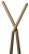 Вешалка Tonin Casa 7412 - matt gold 809576