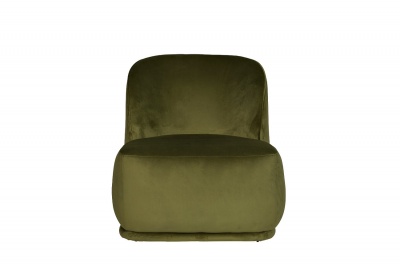 Кресло Capri Basic велюровое оливковое 705415
