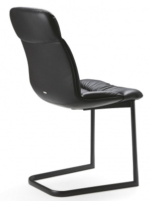 Обеденный стул Cattelan italia - soft leather 973 nero 602193