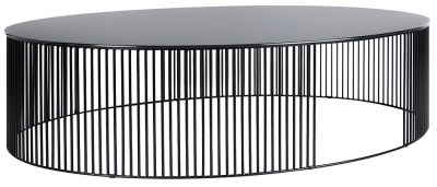 Журнальный столик Tonin Casa Andra 6934 G - база - matt black 399686