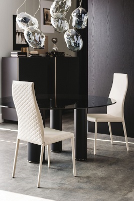 Обеденный стул Cattelan italia Norma Couture 540239090024 - ecopelle NERO 916788
