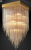 Люстра потолочная из стекла (золото) 959237