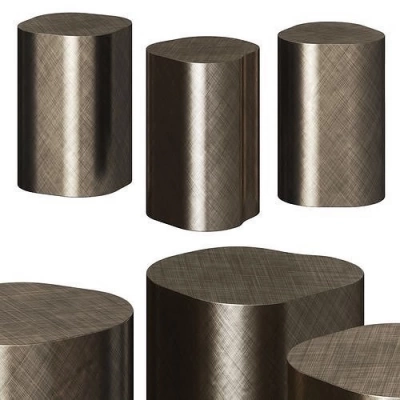 Журнальный столик Cattelan italia Pancho 2 - brushed bronze 551325