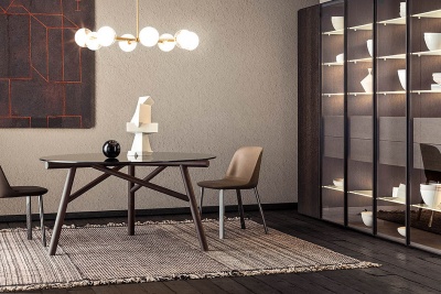 Витрина Pianca Spazioteca - wood borgogna / door 969177