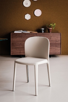 Обеденный стул Cattelan italia Daisy 540 287 080 001 - ecopelle BIANCO 275687