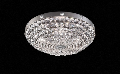 Потолочный светильник Masiero Elegantia PL3 6000PL / 3 - chrome mat , crystal 330204