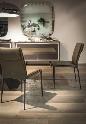 Обеденный стул Cattelan italia Isabel Ml 540 270 130 026 - ecopelle FANGO 964194