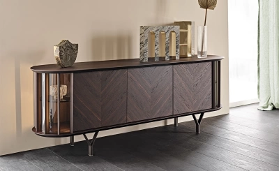 Комод Cattelan italia Costes 3 - 78 (640113081010) - legno rovere bruciato 489084