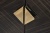 Витрина Golden Prism коричневая/золото 471455