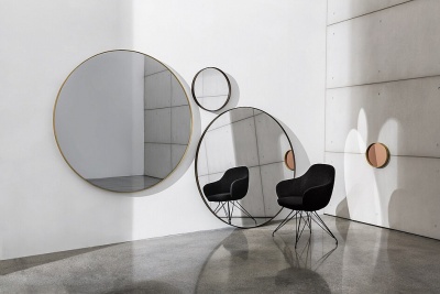 Зеркало Sovet Italia Visual Round P5372 - met.brunito BR , cтекло 439043